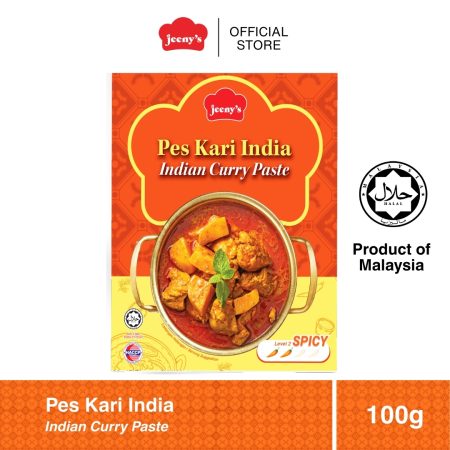 Pes Kari India Curry Paste Indian Paste Curry Paste Cooking Paste Kari Ayam Jeeny's Indian Curry Paste Rempah Kari 100g