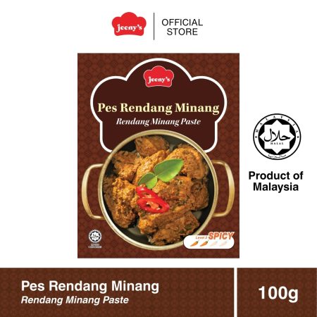Pes Rendang Minang Paste Rendang Paste Rendang Daging Rendang Ayam Cooking Paste Food Paste Jenny's 100g