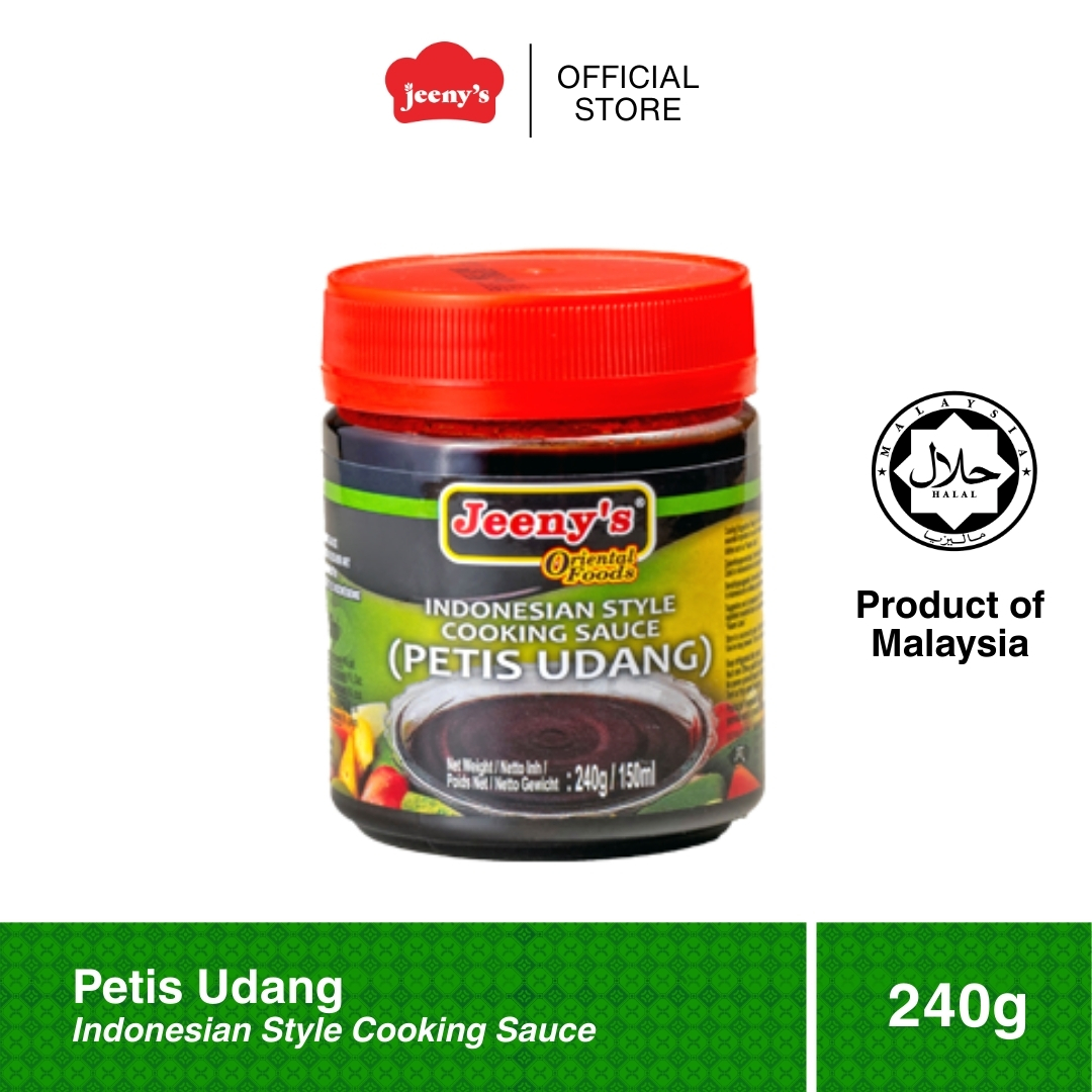Petis Otak Udang Petis Udang Kuah Rojak Petis Indonesia Cooking Sauce Food Paste 240G / 150ML Jeeny's