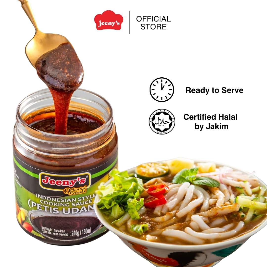 Petis Otak Udang Petis Udang Kuah Rojak Petis Indonesia Cooking Sauce Food Paste 240G / 150ML Jeeny's - Image 3