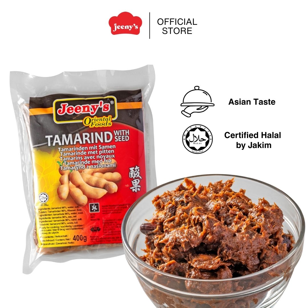 Asam Jawa Biji Pes Asam Jawa Tamarind Paste with Seed Cooking Food Paste 400g 酸果 Jeeny's - Image 3