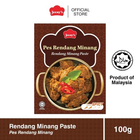 Pes Rendang Minang Paste Rendang Paste Rendang Daging Rendang Ayam Cooking Paste Food Paste Jenny's 100g