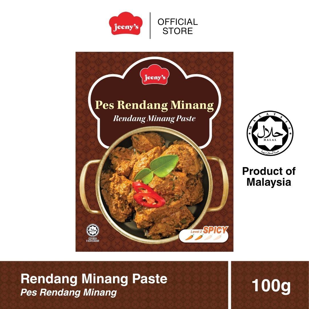 Pes Rendang Minang Paste Rendang Paste Rendang Daging Rendang Ayam Cooking Paste Food Paste Jenny's 100g