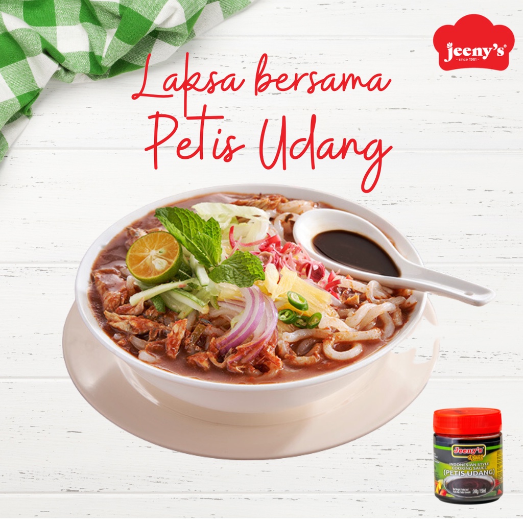 Petis Otak Udang  Petis Udang Kuah Rojak Petis Indonesia Cooking Sauce Food Paste 240G / 150ML Jeeny's - Image 4