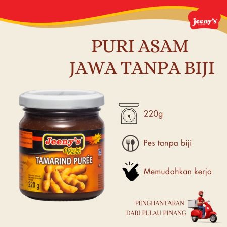 Pes Asam Jawa Tanpa Biji Puri Asam Jawa Tamarind Paste without Seed Seedless Tamarind Paste Cooking Food Paste Jeeny's
