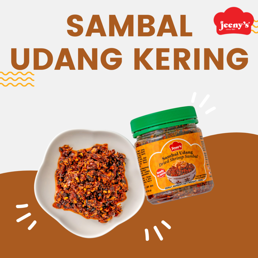 Sambal Udang Kering Pedas Sambal Garing Udang Dried Shrimp Sambal