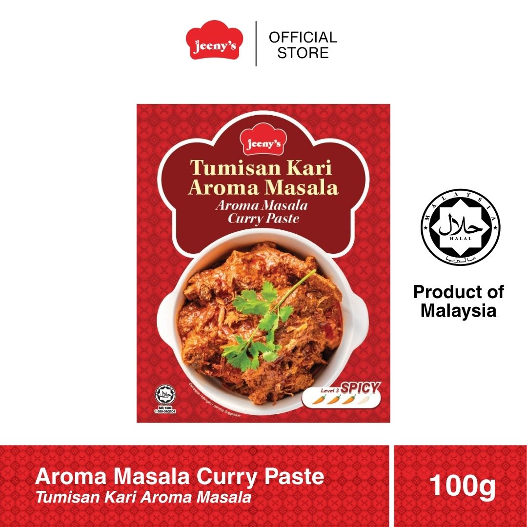 Pes Tumisan Kari Aroma Masala Aroma Masala Curry Paste Pes Kari  Pes Tumisan Kari Masakan Kari Masala Paste Jeenys 100g