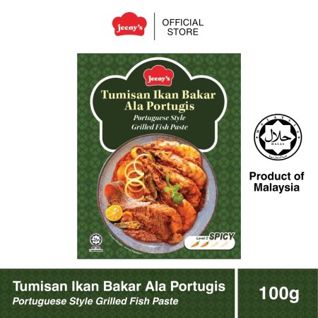 Jeeny's Pes Tumisan Ikan Bakar Ala Portugis | Portuguese Style Grill Fish| Pes Masakan| 100g | Halal